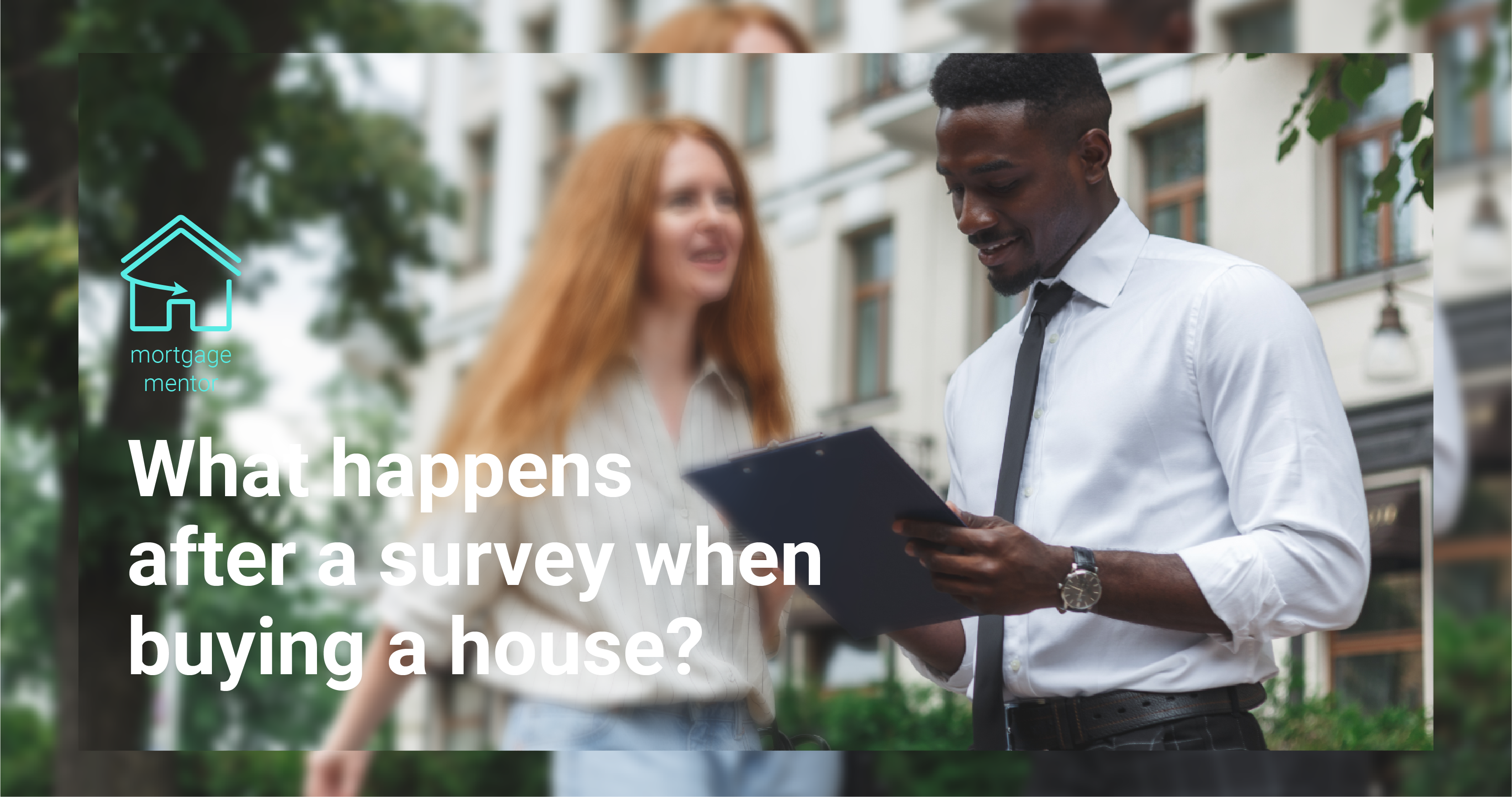 What happens after a survey when buying a house? image